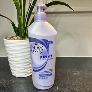 NEW Olay Body Quench Shimmering Body Lotion Pump EXTRA DRY SKIN 13.5 oz RETIRED‎